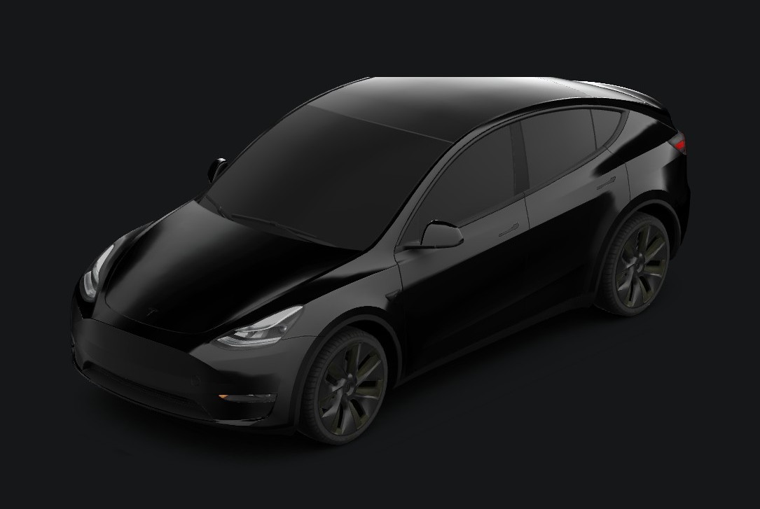 2024 Tesla Model Y Long Range AWD in Solid Black